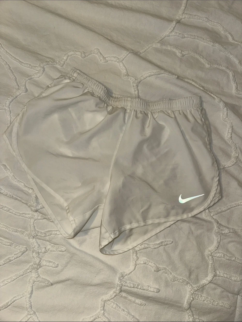 Nike White Dry Fit Shorts